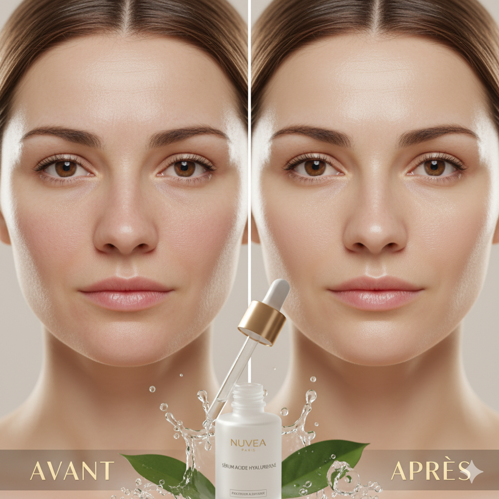 Cadeau Noël Luxe :Sérum Acide Hyaluronique - Hydratation Intense & Anti-Âge🎄🤶