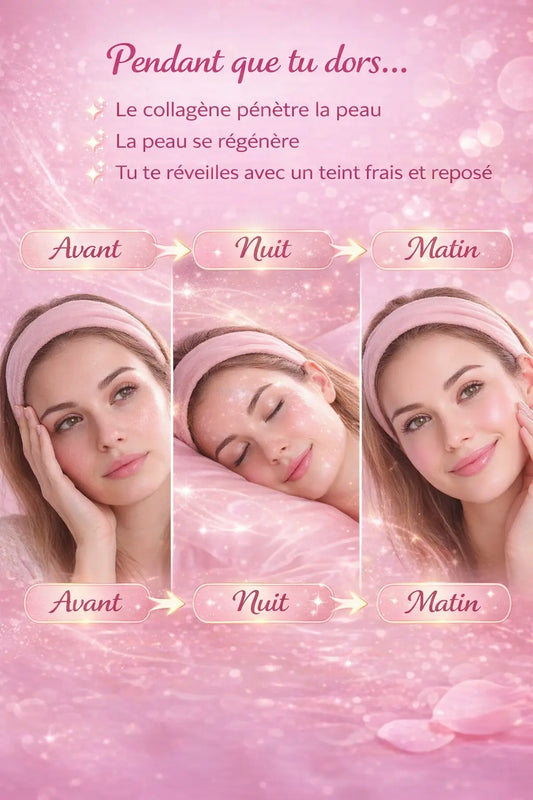 🌙 Masque de Nuit au Collagène : Le Secret d’une Peau Hydratée, Lisse et Lumineuse au Réveil Pourquoi le masque de nuit au collagène est devenu indispensable en 2026 ?