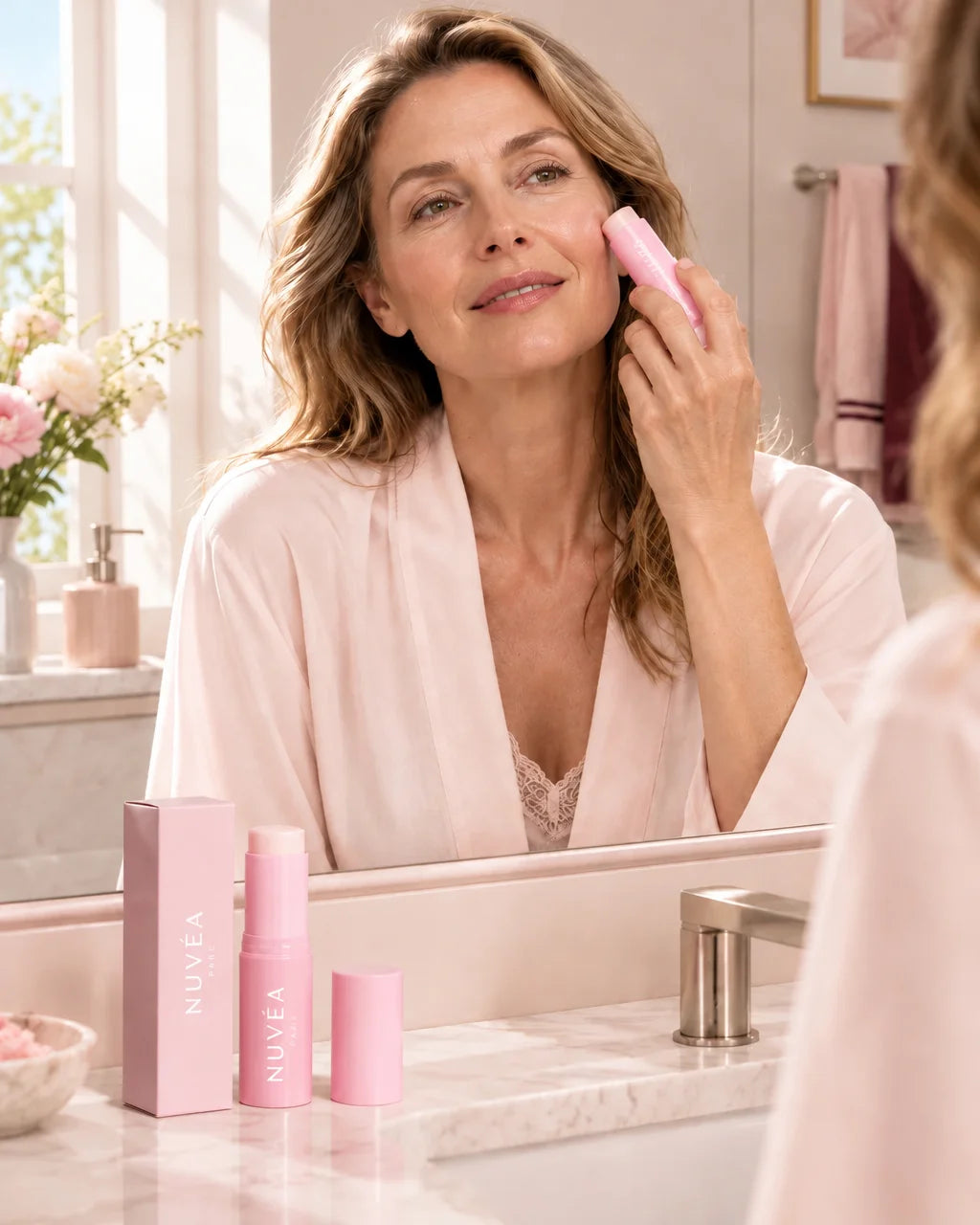 Create a natural, realistic after-use version of the reference photo: the exact same approximately 5