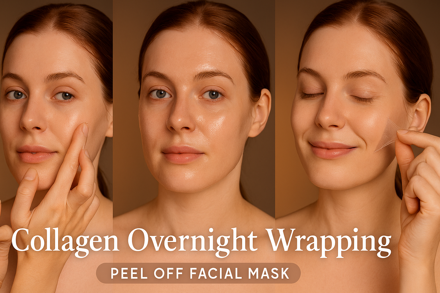 Masque de Nuit au Collagène – Effet Enveloppant & Peel-Off | Hydratation Profonde | 75 ml