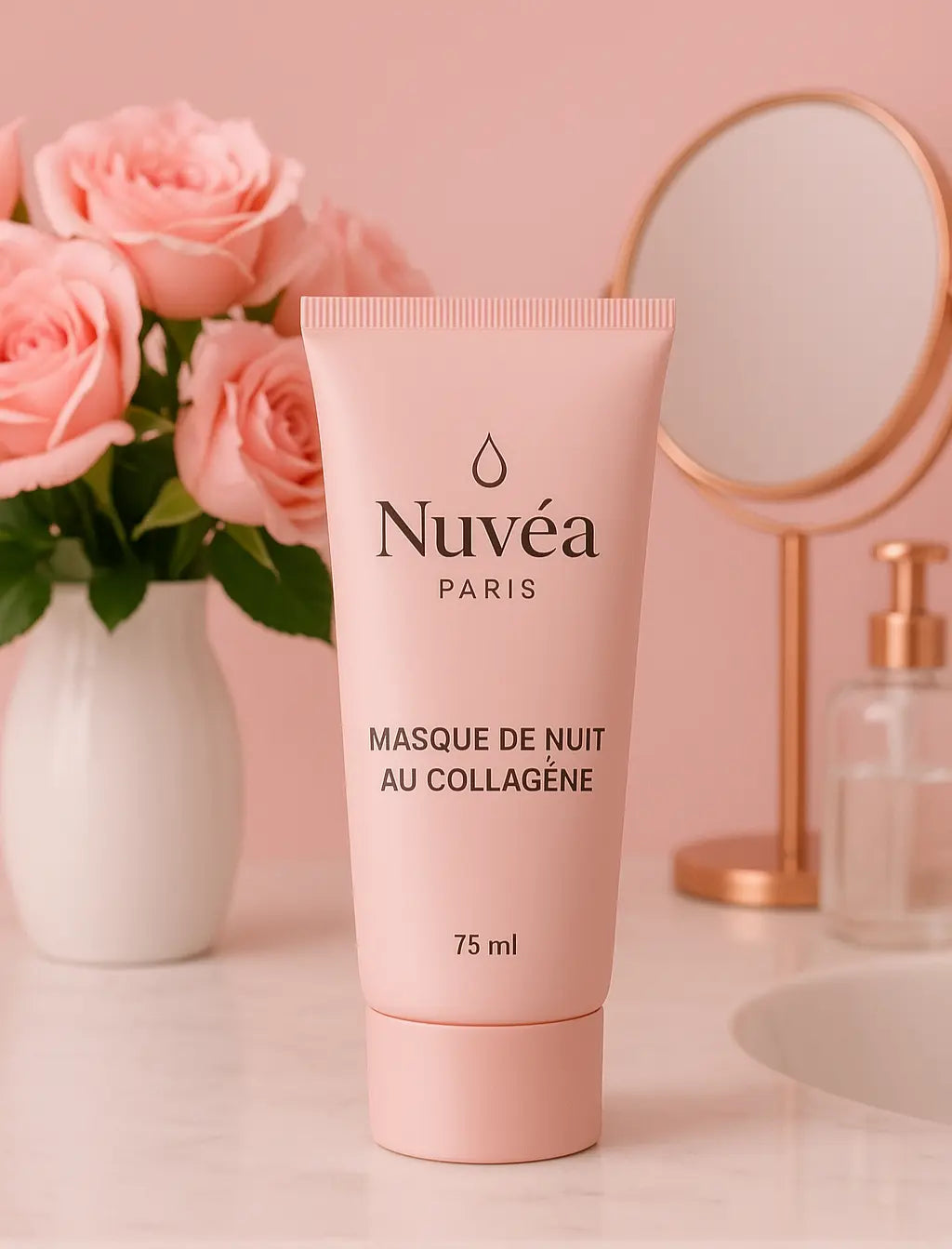 Résultats avant-après Masque Collagène - Peau hydratée et raffermie au réveil