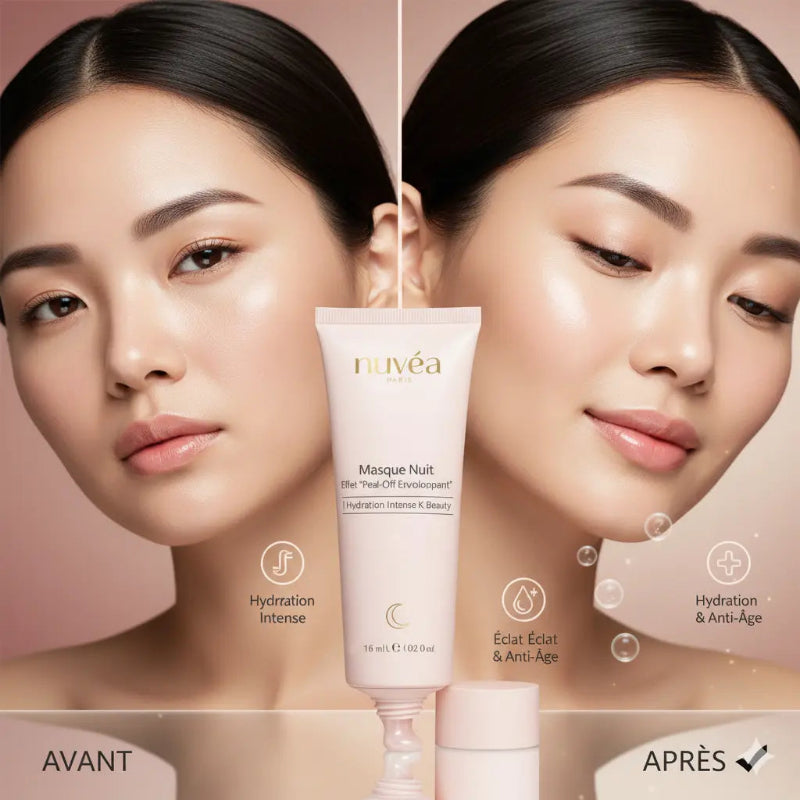 Masque de Nuit au Collagène – Peau Repulpée au Réveil Lissant & Anti-Ride; Hydratation en seulement 24h🎄🤶