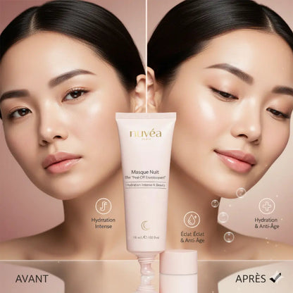 Masque de Nuit au Collagène – Peau Repulpée au Réveil Lissant & Anti-Ride; Hydratation en seulement 24h🎄🤶