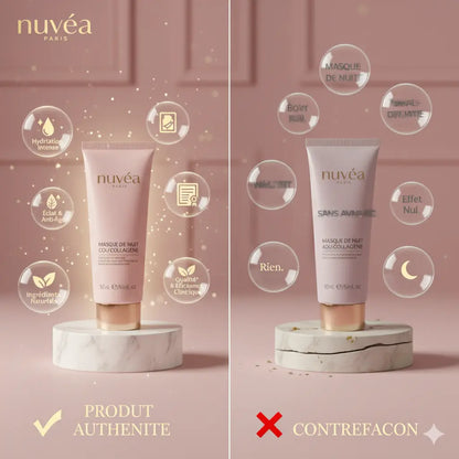 Masque de Nuit au Collagène – Peau Repulpée au Réveil Lissant & Anti-Ride; Hydratation en seulement 24h🎄🤶
