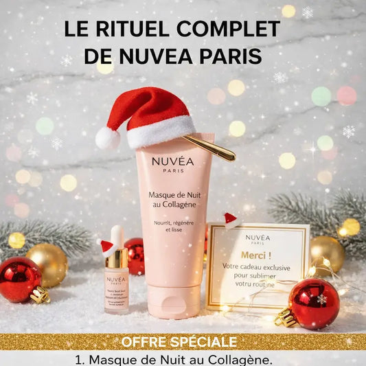 Masque de Nuit au Collagène – Peau Repulpée au Réveil Lissant & Anti-Ride; Hydratation en seulement 24h🎄🤶