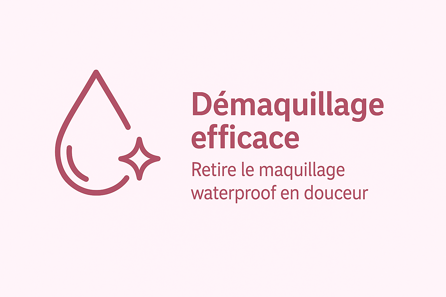 Démaquillage efficace