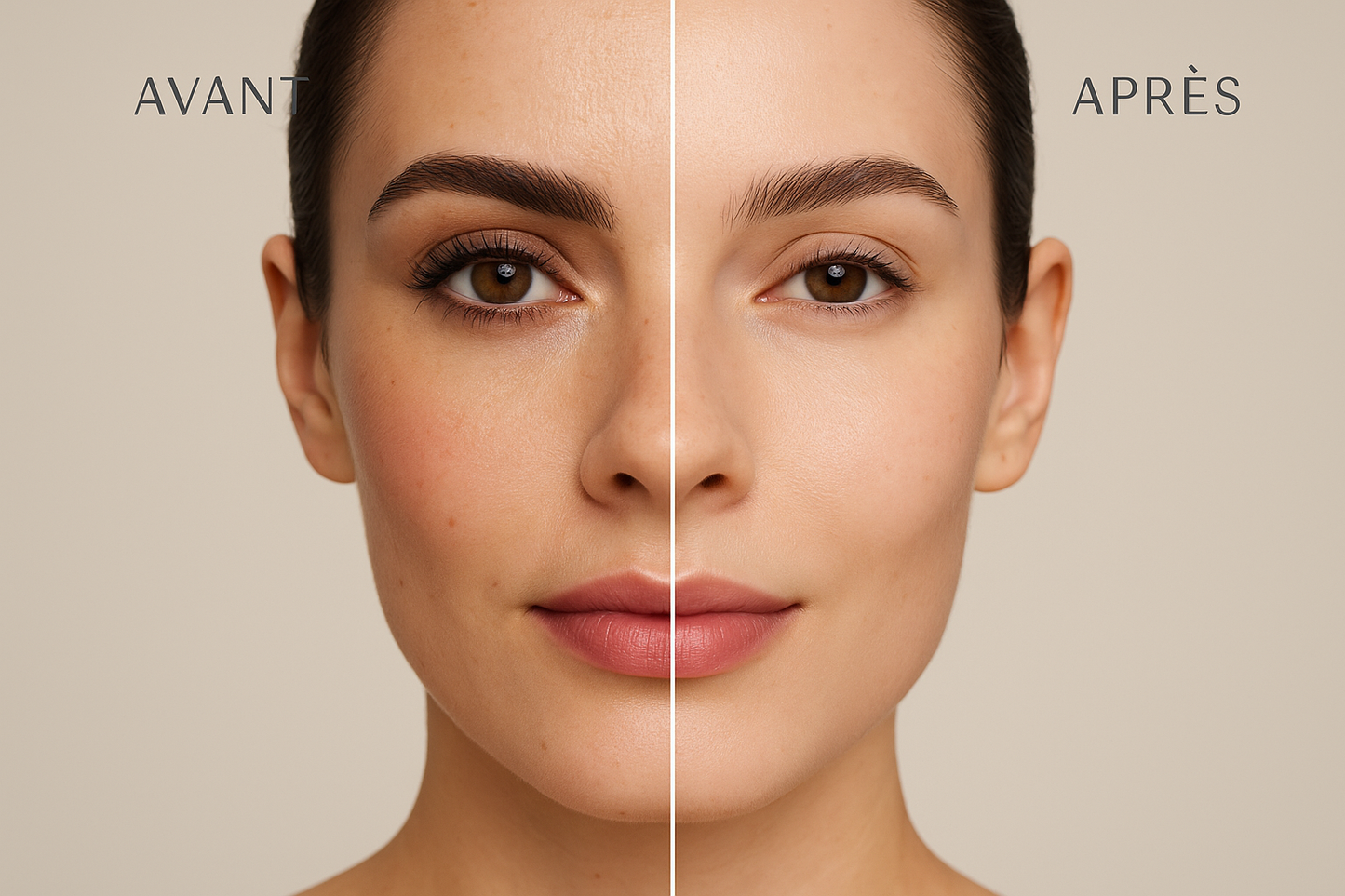 Image avant/après - Démaquillant