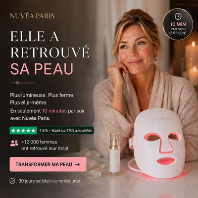 MASQUE LED VISAGE ANTI-ÂGE "L'EXPERTISE"