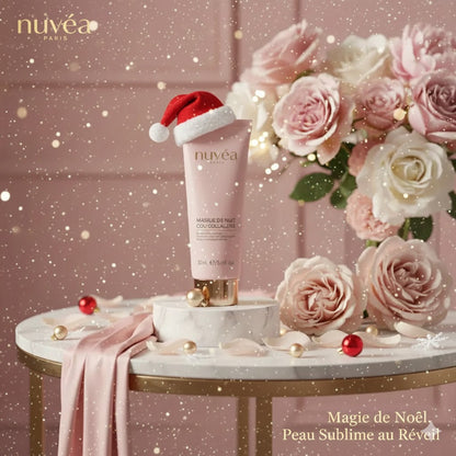 Masque de Nuit au Collagène – Peau Repulpée au Réveil Lissant & Anti-Ride; Hydratation en seulement 24h🎄🤶