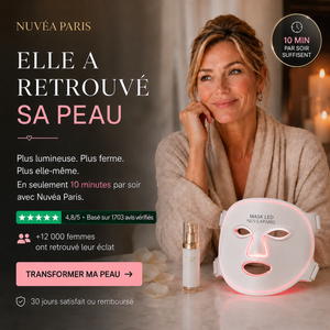 MASQUE LED PHOTOTHERAPIE A LUMIERE VISAGE & COU- ANTI-ÂGE "L'EXPERTISE"